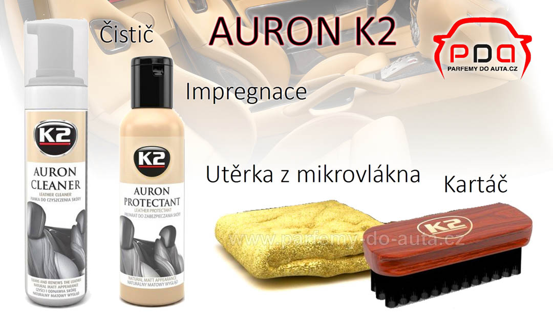 Auron K2 - sada na čištění a impregnaci kožených povrchů 1080